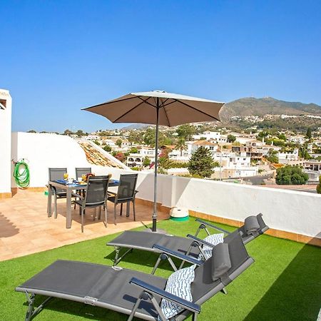 Atico Frente Al Mar - Vistas, Piscina, Terrazas, Parking! Appartement Benalmádena Buitenkant foto