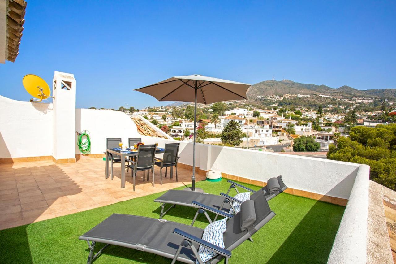 Atico Frente Al Mar - Vistas, Piscina, Terrazas, Parking! Appartement Benalmádena Buitenkant foto